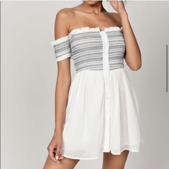 Tobi Dresses & Skirts - 3/$30 Tobi Off the Shoulder Skater Dress/Top